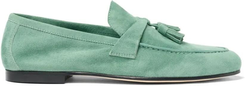 Scarosso Luisa loafers met kwastje Groen