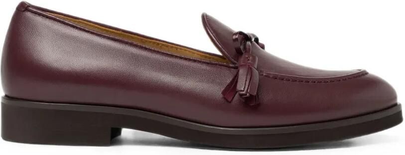 Scarosso Madison loafers met kwastje Rood