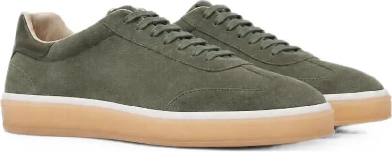 Scarosso Mattia suède sneakers Groen