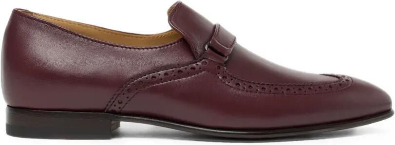 Scarosso Maude brogue loafers Rood