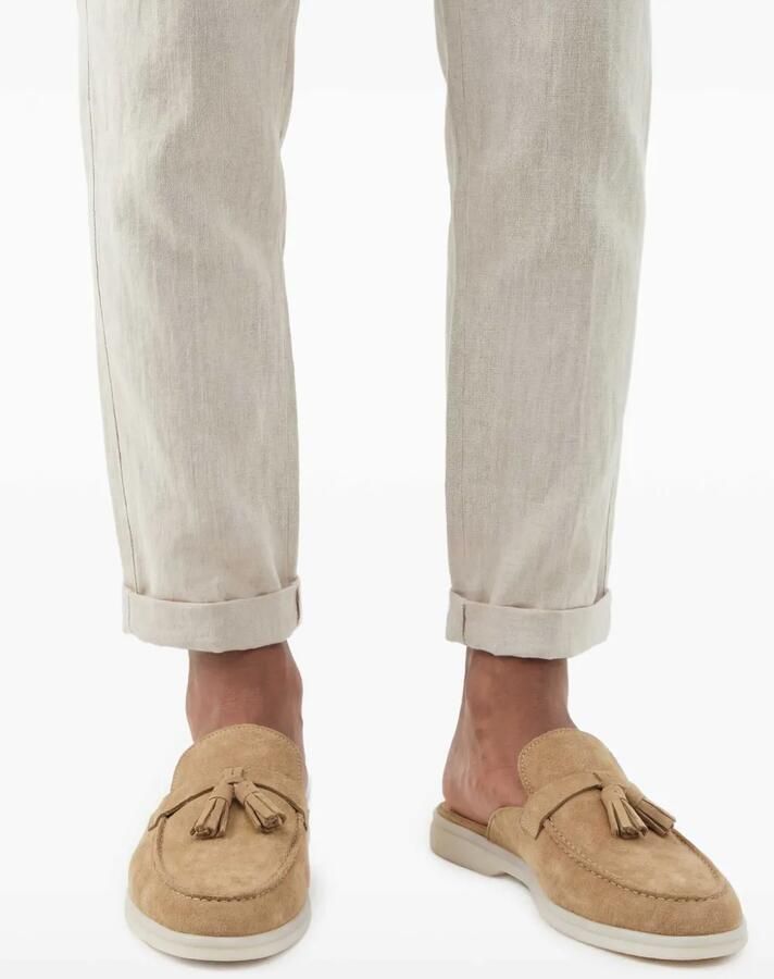Scarosso Muiltjes met kwastje Beige - Foto 2