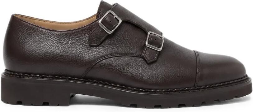 Scarosso Oswald double monk-schoenen Bruin