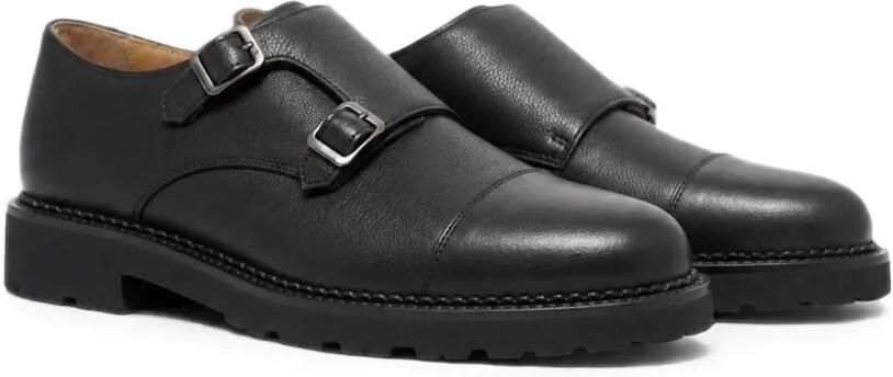 Scarosso Oswald gespschoenen van bewerkt leer Zwart - Foto 2