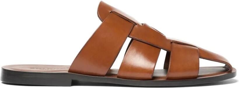 Scarosso Perseo gekooide sandalen Bruin
