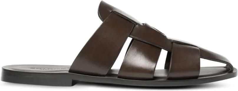 Scarosso Perseo gekooide sandalen Bruin