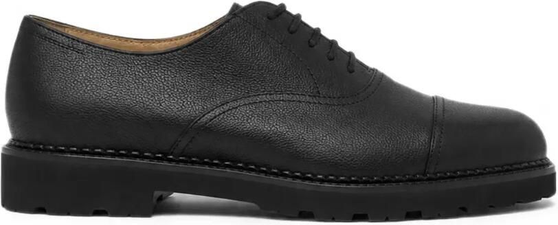 Scarosso Rupert oxford schoenen van gehamerd leer Zwart