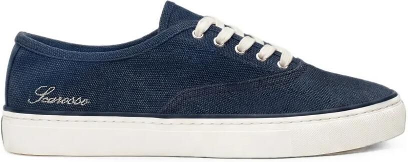 Scarosso Sirio Drill katoenen sneakers Blauw