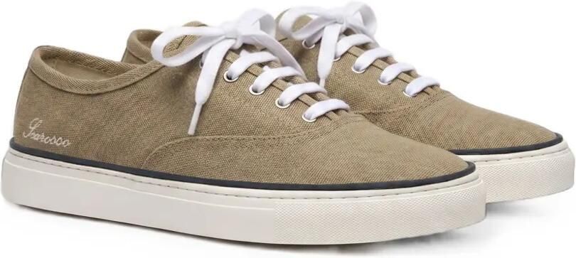 Scarosso Sirio katoenen sneakers Beige - Foto 4
