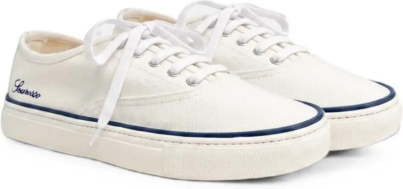 Scarosso Sirio katoenen sneakers Beige - Foto 4