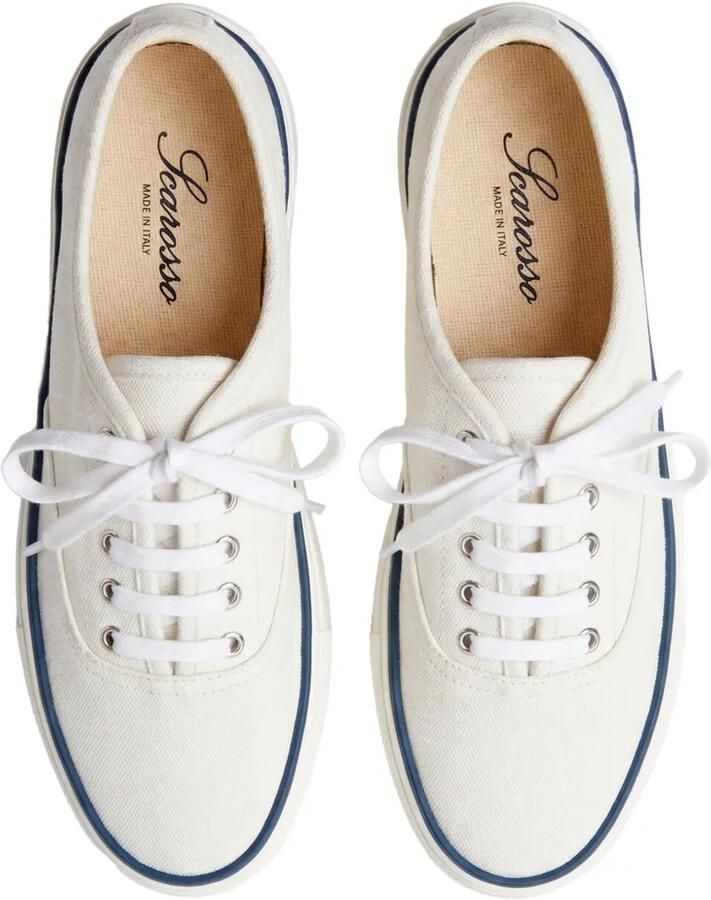 Scarosso Sirio katoenen sneakers Beige - Foto 3
