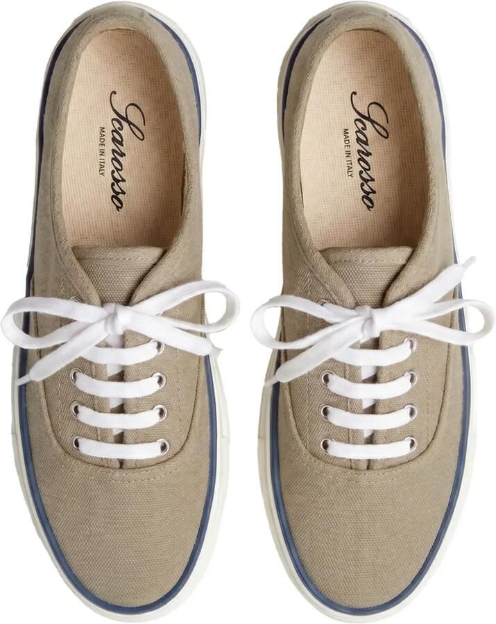 Scarosso Sirio katoenen sneakers Beige - Foto 2