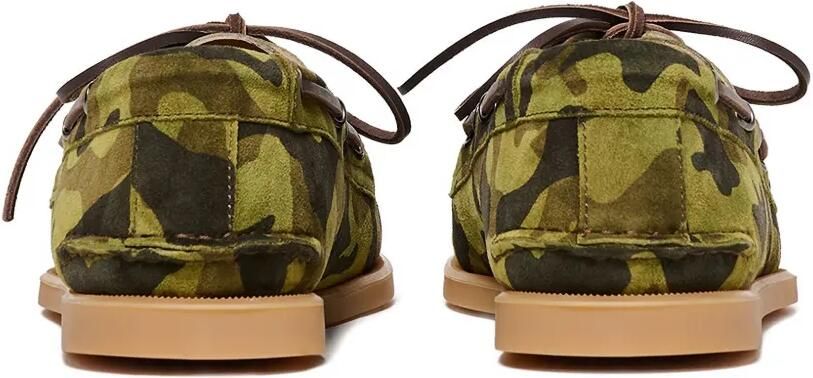 Scarosso Suède bootschoenen met camouflageprint Bruin - Foto 3