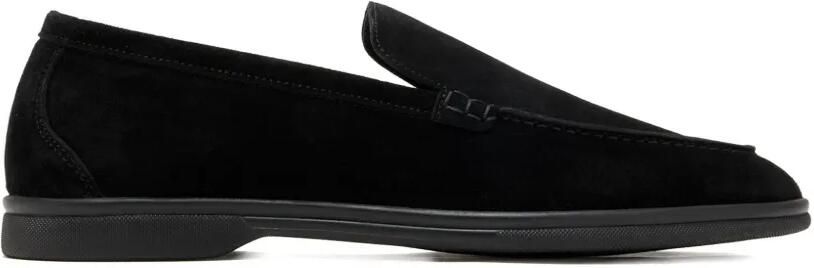 Scarosso Suède loafers Zwart