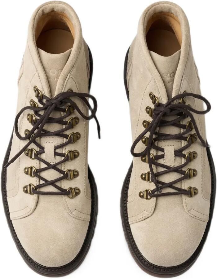 Scarosso Theodore suede hiking boots Beige - Foto 4
