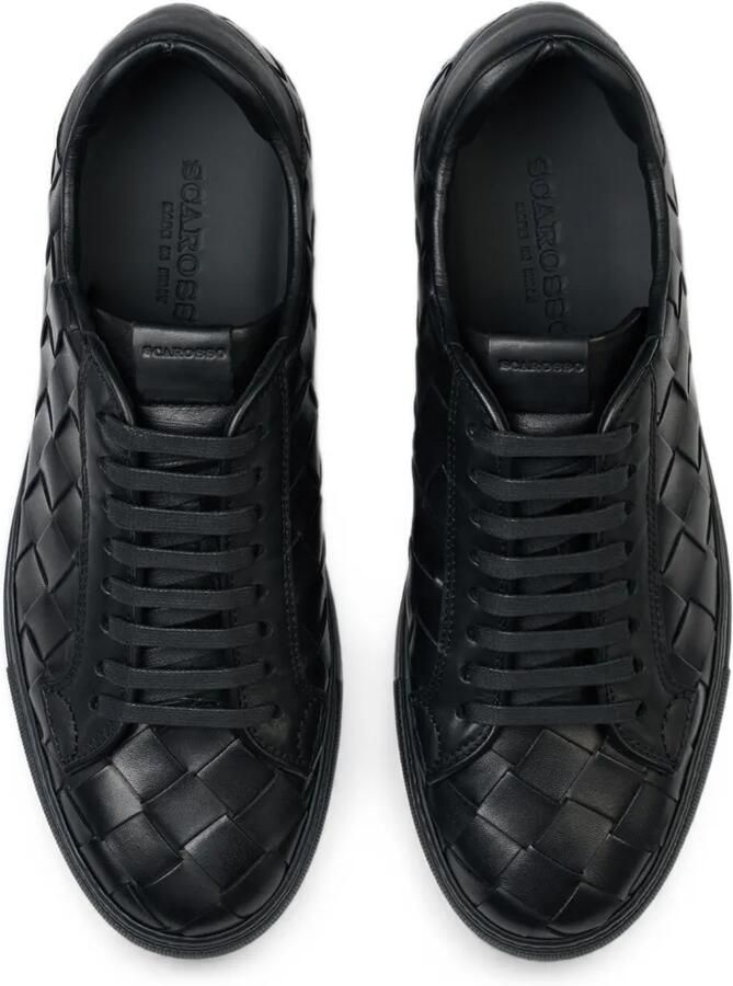 Scarosso Ugo handgeweven sneakers Zwart - Foto 2