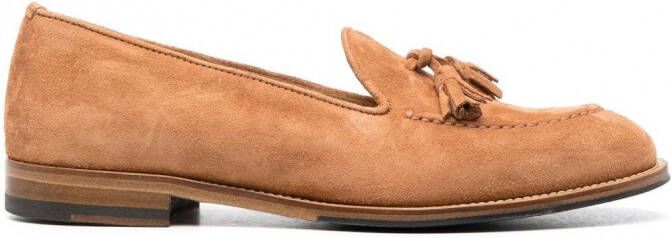 Scarosso Sienna suède loafers Beige