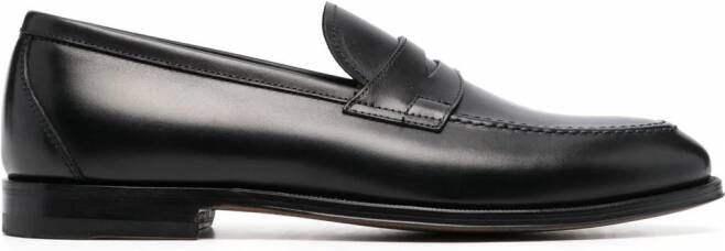 Scarosso Stefano leren loafers Zwart