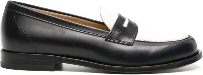 Scarosso Tweekleurige loafers Blauw