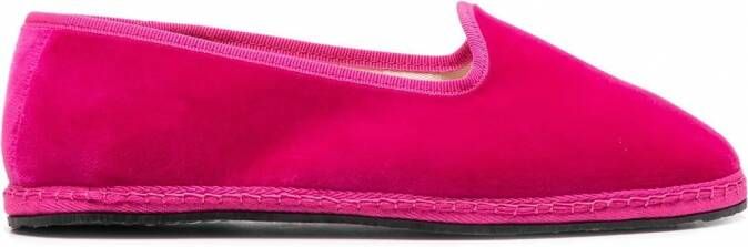 Scarosso Valentina slip-on slippers Roze