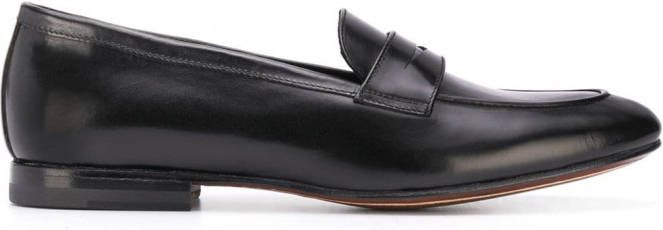 Scarosso Valeria loafers met ronde neus Zwart