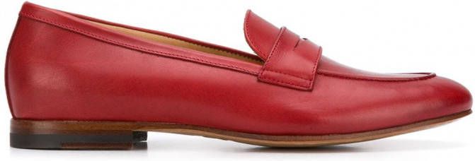 Scarosso Valeria penny loafers Rood
