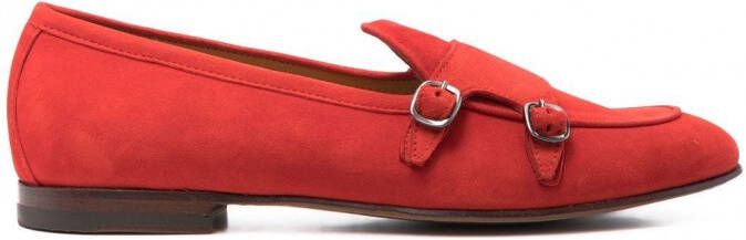 Scarosso Virginia suède loafers Rood