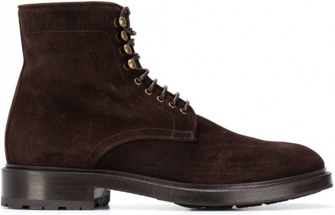 Scarosso William II leren veterschoenen Bruin