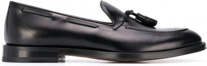 Scarosso William loafers met kwastje Zwart