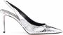 Scarosso x Brian Atwood Sutton slingback pumps Zilver - Thumbnail 1