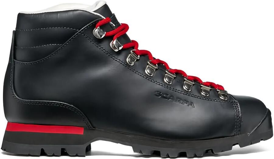 SCARPA Leren veterlaarzen Zwart