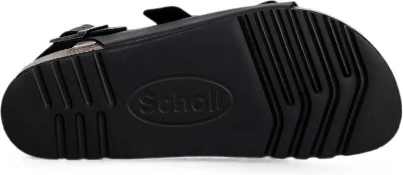 Scholl AXEL sandalen met gespsluiting en hielbandje Zwart - Foto 5