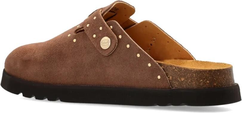Scholl Beatriz Clog muiltjes met studs Bruin - Foto 5