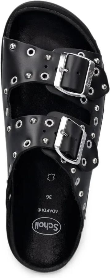 Scholl Beatriz Ring slippers verfraaid met ringlets en studs Zwart - Foto 4