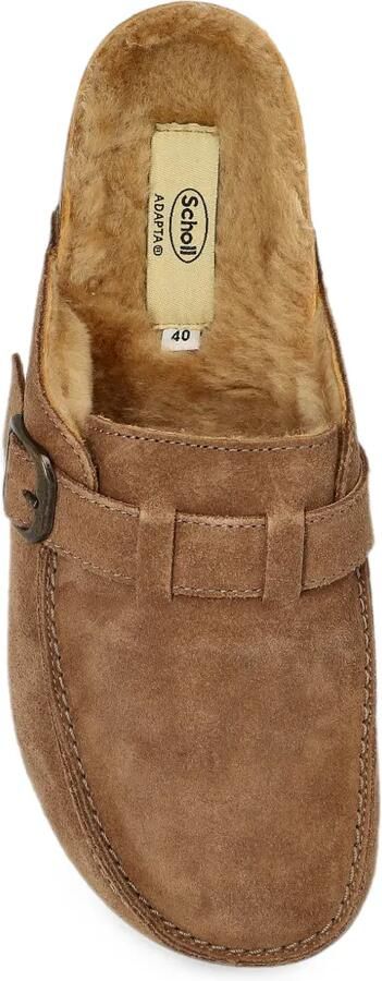 Scholl Dakota Fur muiltjes met gespsluiting Bruin - Foto 3