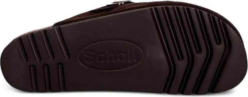 Scholl Dakota muiltjes met gespsluiting Bruin - Foto 4