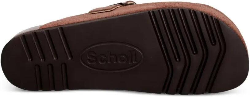 Scholl Ethan suède muiltjes met gespsluiting Bruin - Foto 5
