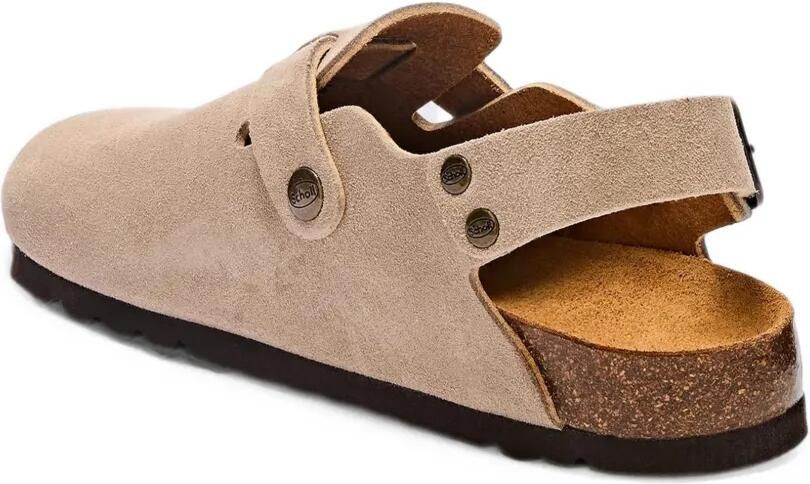 Scholl Fae slippers met hielbandje Beige - Foto 2