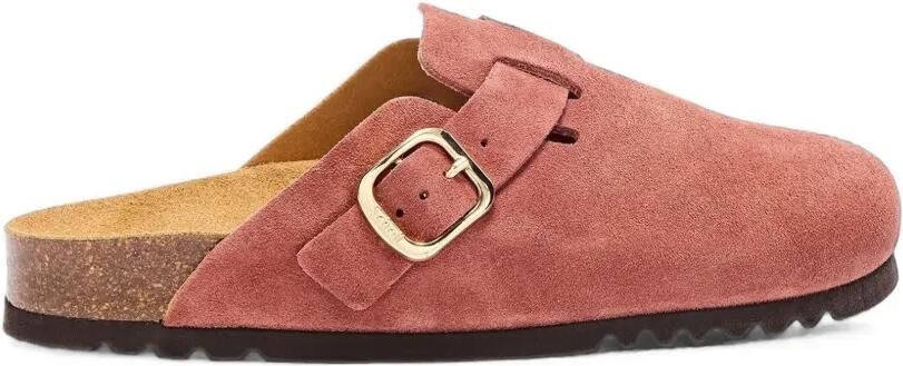 Scholl Fae slippers met gespsluiting Roze