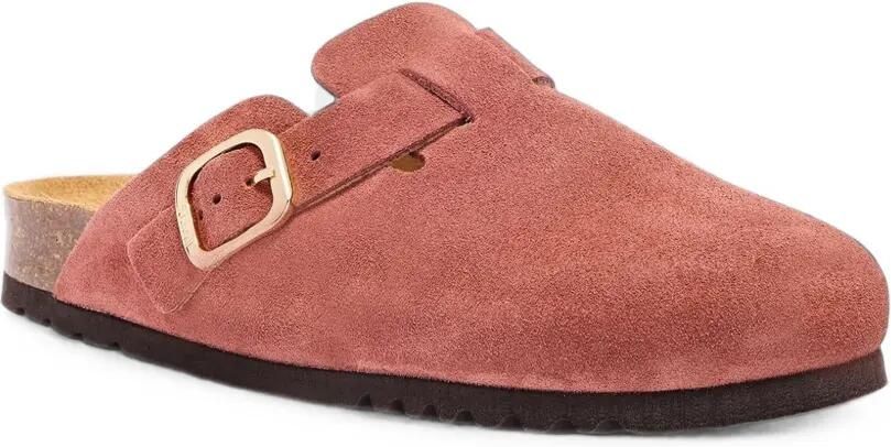 Scholl Fae slippers met gespsluiting Roze - Foto 3