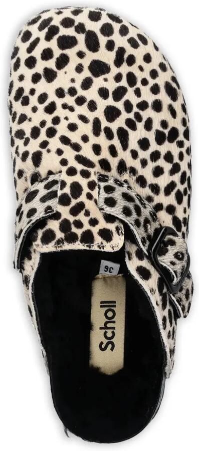 Scholl Fae Dalmatian muiltjes met gesp Beige - Foto 2
