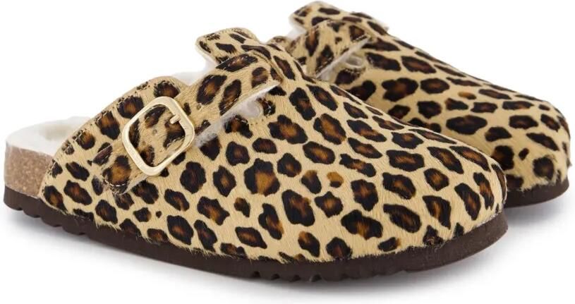 Scholl Fae muiltjes met luipaardprint Beige - Foto 4