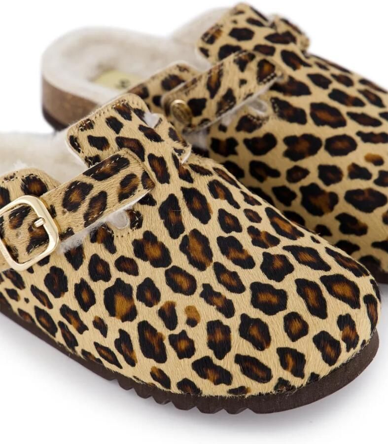 Scholl Fae muiltjes met luipaardprint Beige - Foto 2