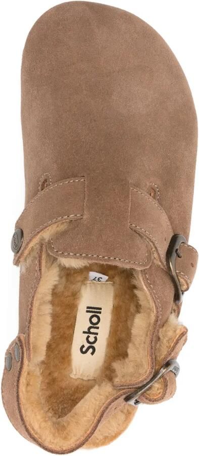 Scholl Fae muiltjes met gesp Beige - Foto 4