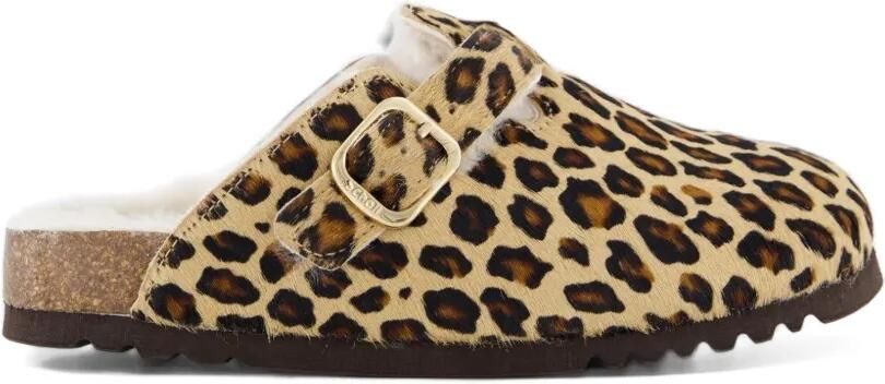 Scholl Fae muiltjes met luipaardprint Beige - Foto 5