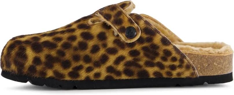 Scholl Fae New F muiltjes met luipaard-print Bruin - Foto 5
