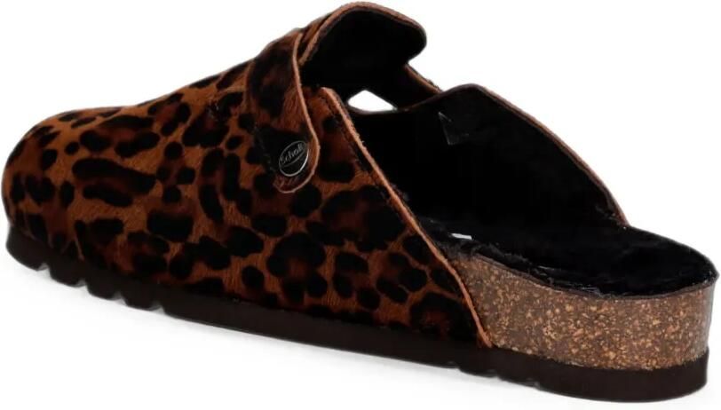 Scholl Fae New muiltjes met luipaard-print Bruin - Foto 2