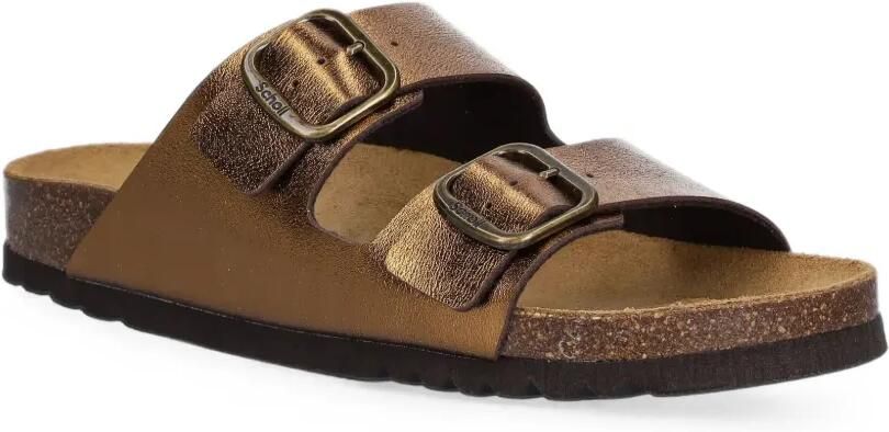 Scholl Josephine platte sandalen Goud