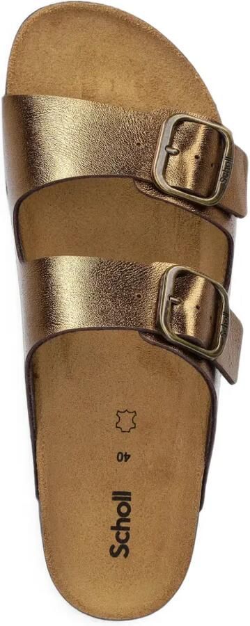Scholl Josephine platte sandalen Goud - Foto 3