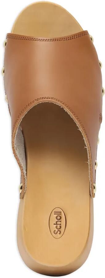 Scholl Leren sandalen met studs Bruin - Foto 5