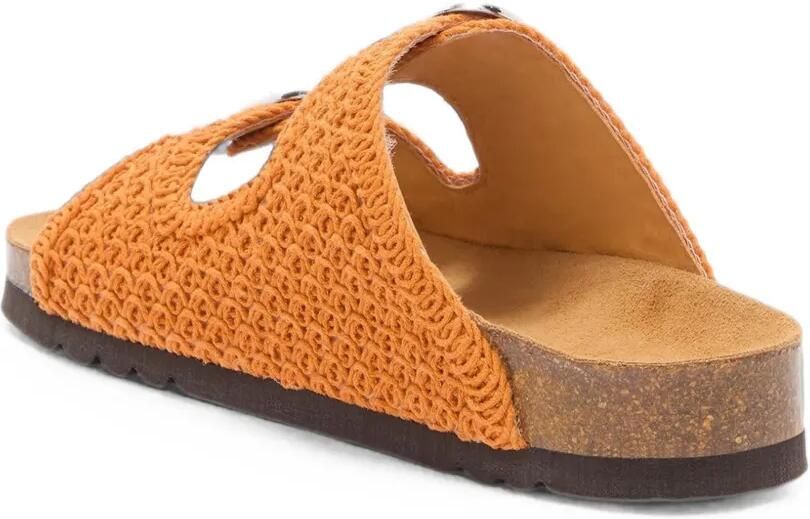 Scholl Noelle gehaakte slippers Oranje - Foto 2
